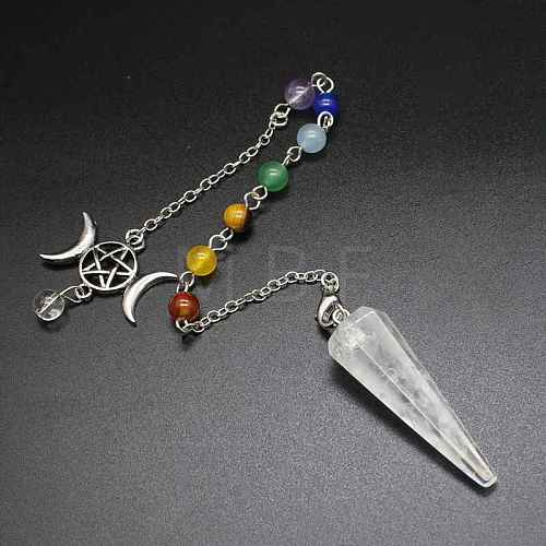 Natural Quartz Crystal Dowsing Pendulums WG14383-07-1