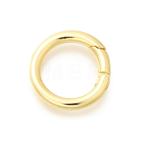 Brass Spring Gate Rings KK-L225-012G-1