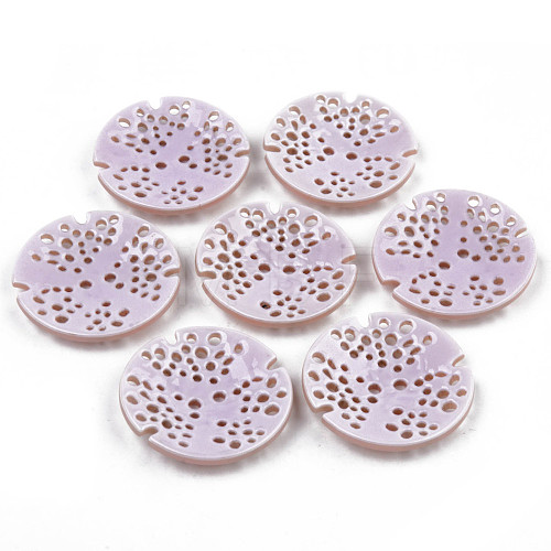 2-Hole Cellulose Acetate(Resin) Buttons BUTT-S026-014C-02-1