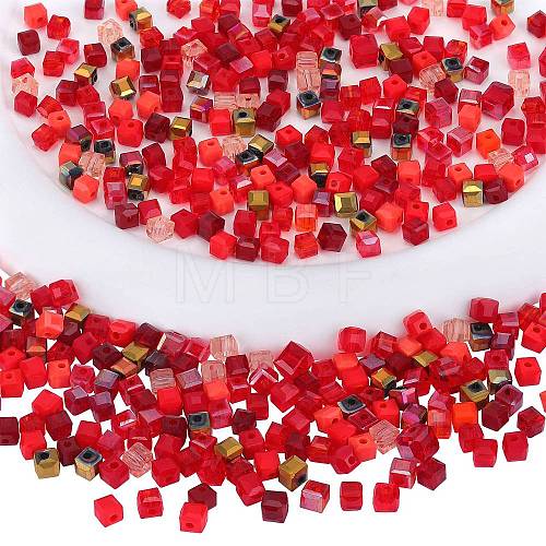 2 Bags Imitation Artificial Crystal Glass Beads GLAA-SZ0001-95B-03-1
