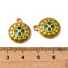304 Stainless Steel Enamel Pendants STAS-I371-13G-03-3