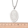 304 Stainless Steel Pendant Necklaces NJEW-B153-02C-P-3