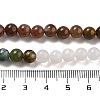 Natural Grey Agate and Indian Agate Beads Strands G-B095-A05-01-6