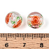 Handmade Foil Lampwork Beads Strands FOIL-T008-05D-4