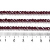 Electroplate Opaque Glass Beads Strands LS-EGLA-A035-P3mm-A02-4
