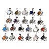 Natural & Synthetic Mixed Gemstone Pendants G-I374-A-P-1
