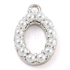 Plastic Imitation Pearl Pendants KK-P230-17P-O-1