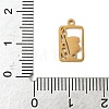 304 Stainless Steel Charms STAS-G355-07G-3