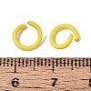 Spray Painted Iron Open Jump Rings IFIN-T017-04B-25-2