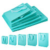 10Pcs 5 Sizes Kraft Paper Gift Shopping Bags Set ABAG-TA0002-23C-3