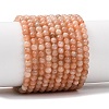 Natural Sunstone Beads Strands G-K423-A02-4mm-2