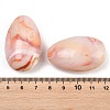 Two Tone Opaque Acrylic Imitation Gemstone Beads OACR-T033-10A-3