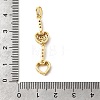 Brass Micro Pave Cubic Zirconia Pendants KK-C164-01A-G-3