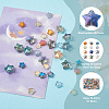 210Pcs 12 Style Electroplate Glass Beads EGLA-SW0001-03-6