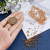 2000Pcs Brass Crimp Beads KK-SP0002-62G-3