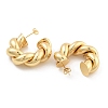 Rack Plating Brass Stud Earrings EJEW-C108-03G-2