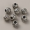 Tibetan Style Alloy European Beads FIND-TAC0002-065B-03-2