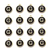 Golden Plated Alloy Charms X-ENAM-S118-02G-2
