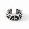 Adjustable Punk Style Alloy Cuff Rings FS-WGE8D32-01-4