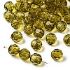 Transparent Acrylic Beads PL505Y-12-1