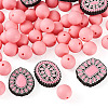 56Pcs 4 Styles Silicone Beads FIND-TA0010-75B-3