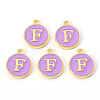 Golden Plated Alloy Enamel Charms LS-ENAM-S118-10F-2
