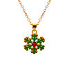 Christmas Alloy Enamel Pendant Necklaces FS-WGA5363-03-1