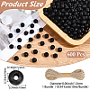 600Pcs Dyed Natural Wood Beads WOOD-PA0001-68B-2