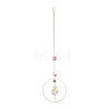 Brass Big Pendant Decorations HJEW-M005-03G-01-2