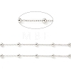 Rhodium Plated 925 Sterling Silver Satellite Chains STER-F052-16P-2