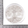 Flat Round Natural Selenite Slice Coasters DJEW-C015-02H-01-3