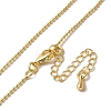 Brass Ball Chain Necklaces NJEW-B119-05G-1