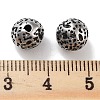 304 Stainless Steel Beads STAS-M057-15AS-3