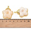 Brass & Resin Pendants KK-A303-04G-02-3