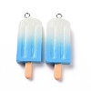 Gradient Color Resin Imitation Food Pendants RESI-H144-11-3