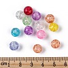 Transparent Crackle Glass Beads CCG-R001-10mm-M-3