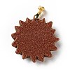 Synthetic Goldstone Pendants G-E043-01B-08G-3