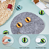 Glass Cat Eye Decorative Eye Piece DIY-WH0671-559B-4