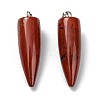 Natural Red Jasper Pointed Pendants G-D040-01P-B03-2