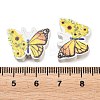 Printed Poplar Wood Beads WOOD-Z008-01C-3