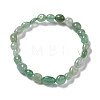 Natural Green Aventurine Beaded Stretch Bracelets BJEW-F414-02A-14-2