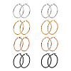 Titanium Steel Hoop Earrings STAS-TA0001-23C-8