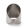 304 Stainless Steel Open Cuff Ring RJEW-Z015-02P-3