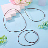 3Pcs 3 Sizes 2MM Round Cowhide Leather Cord Necklaces Makging NJEW-TAC0049-4
