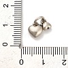 925 Sterling Silver Double Heart Charms FIND-Z069-03AS-3