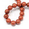 Natural Red Jasper Bead Strands G-R193-11-6mm-3