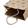 Rainbow Color Stamping Kraft Paper Gift Tote Bags ABAG-K005-01B-3