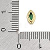 Brass Pave Cubic Zirconia Cabochons CU-CBA30E8-02G-03-3