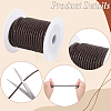 8M Braided Cowhide Leather Cord NWIR-3.0-02B-6
