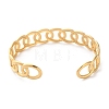 304 Stainless Steel Cuff Bangles for Women BJEW-K263-05G-02-3